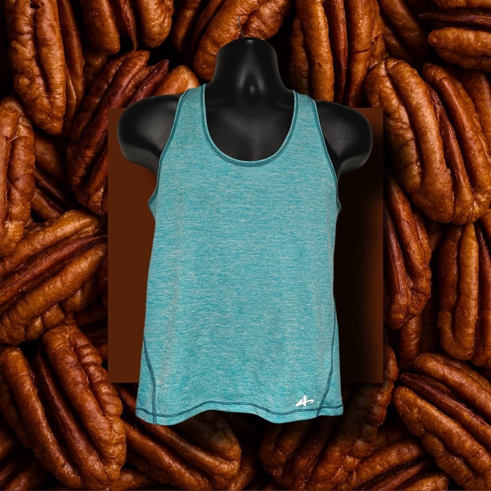AthleTech Teal Racerback Athletic Tank Size Small